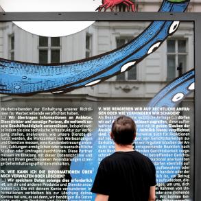 Datenkrake identum Schaufenster DSGVO