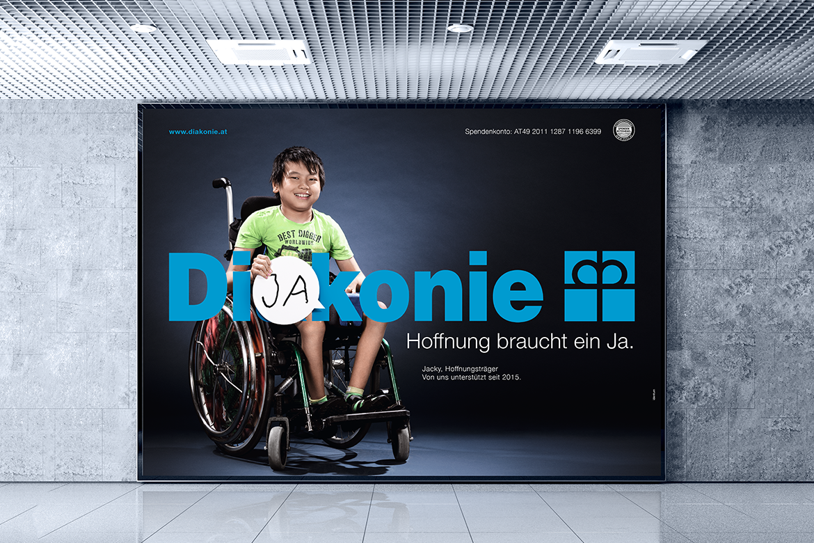 Diakonie Kampagne Plakat