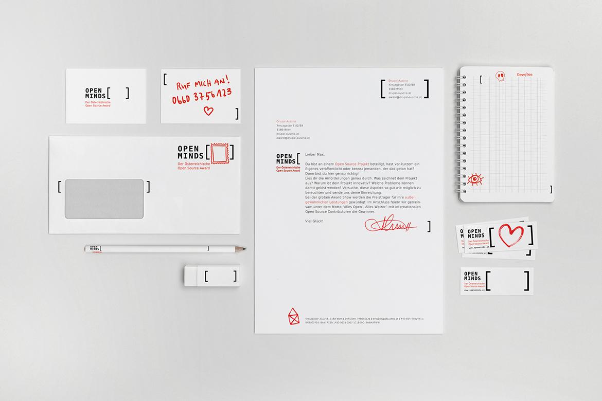 Open Minds Award Corporate Design