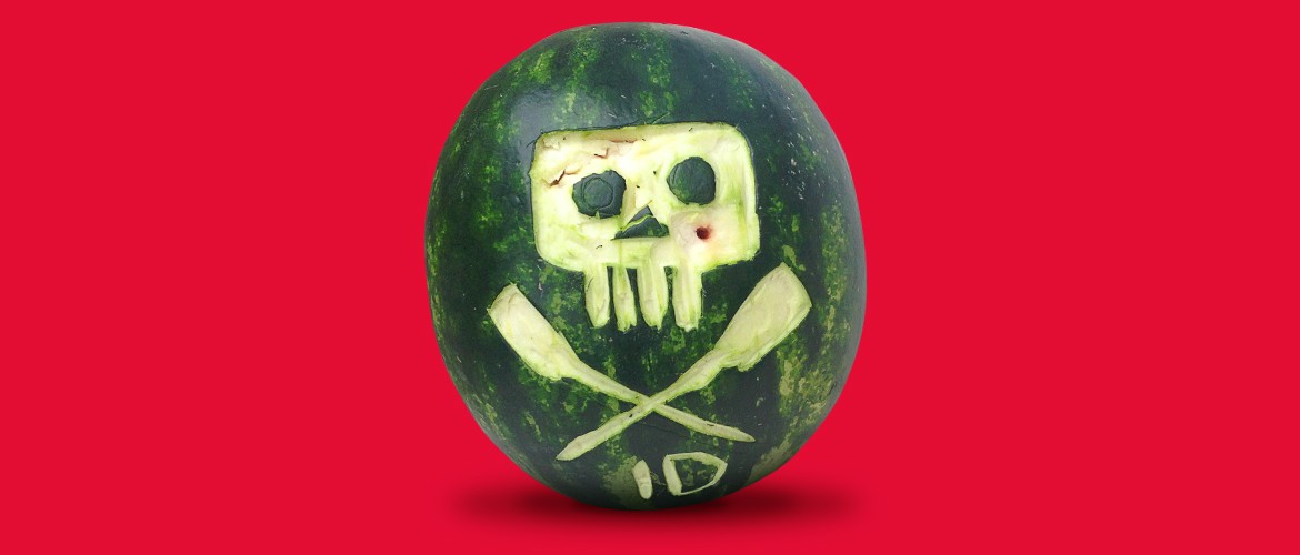Melonen Schnitzen