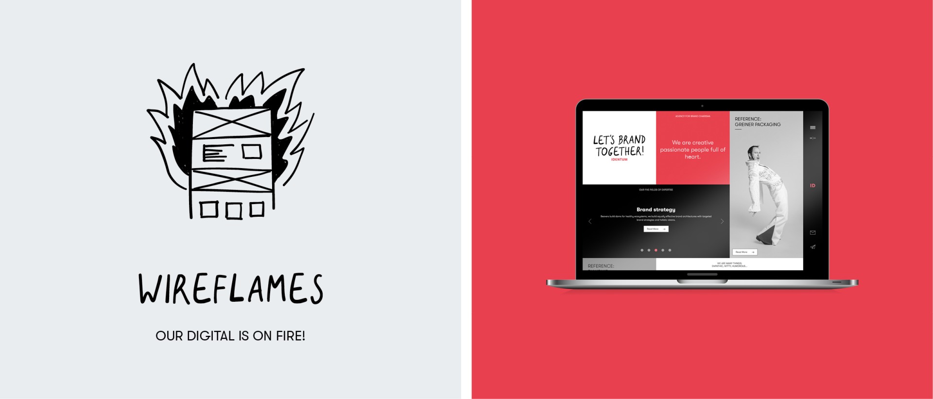 Identum Redesign Wireframes